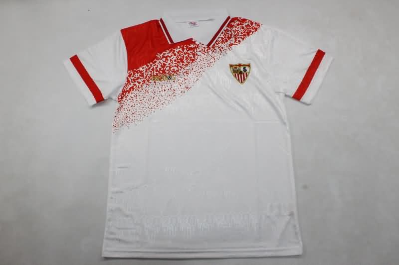 Sevilla Soccer Jersey Home Retro Replica 1993/94