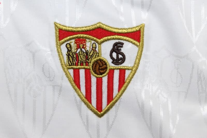 Sevilla Soccer Jersey Home Retro Replica 1993/94