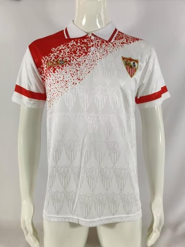 Sevilla Soccer Jersey Home Retro Replica 1993/94