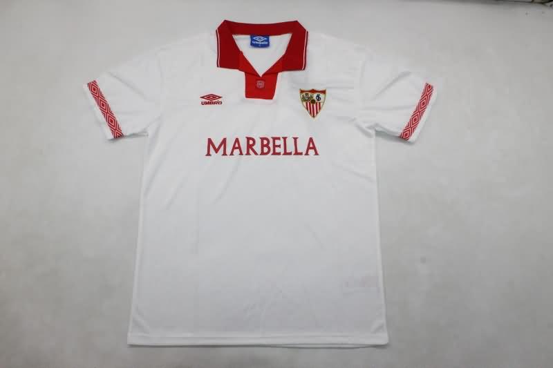 Sevilla Soccer Jersey Home Retro Replica 1994/96