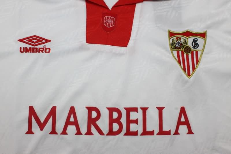 Sevilla Soccer Jersey Home Retro Replica 1994/96