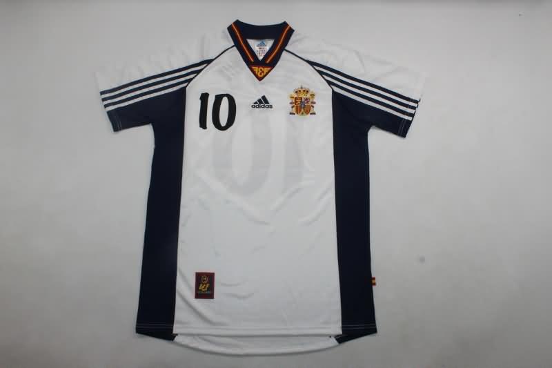 Spain Soccer Jersey Away Retro Replica 1998