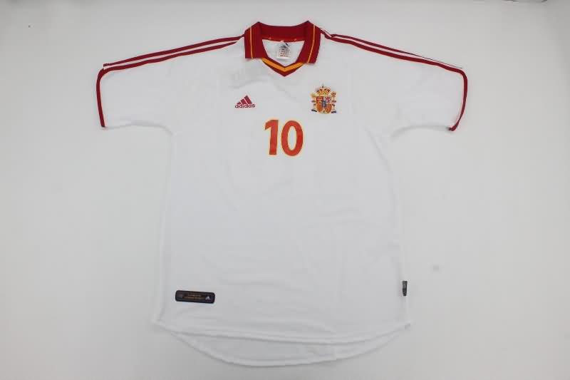 Spain Soccer Jersey Away Retro Replica 2000