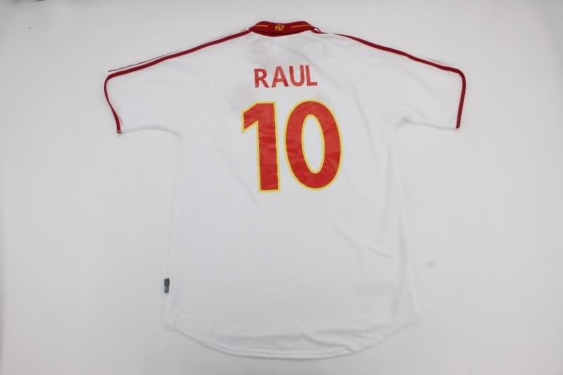 Spain Soccer Jersey Away Retro Replica 2000