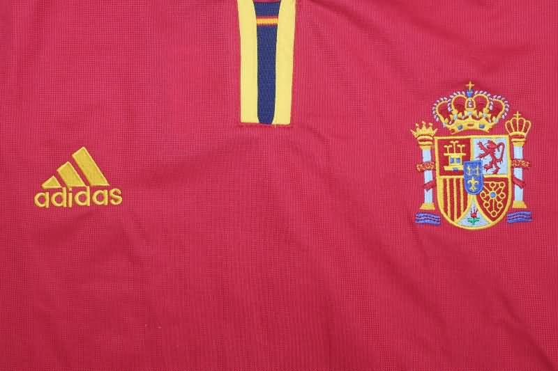 Spain Soccer Jersey Home Retro Replica 2000