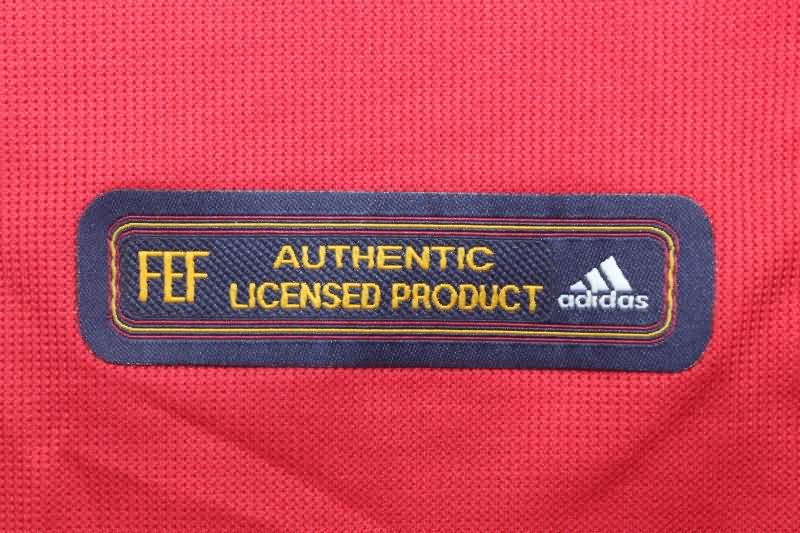 Spain Soccer Jersey Home Retro Replica 2000