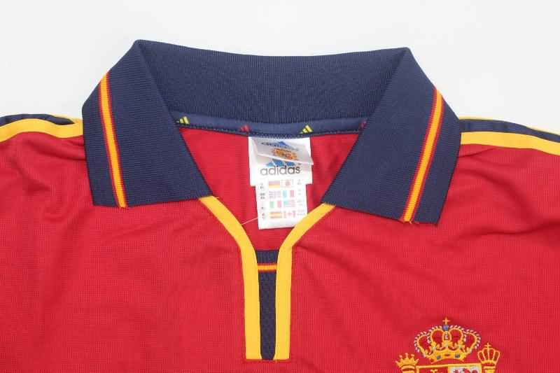 Spain Soccer Jersey Home Retro Replica 2000