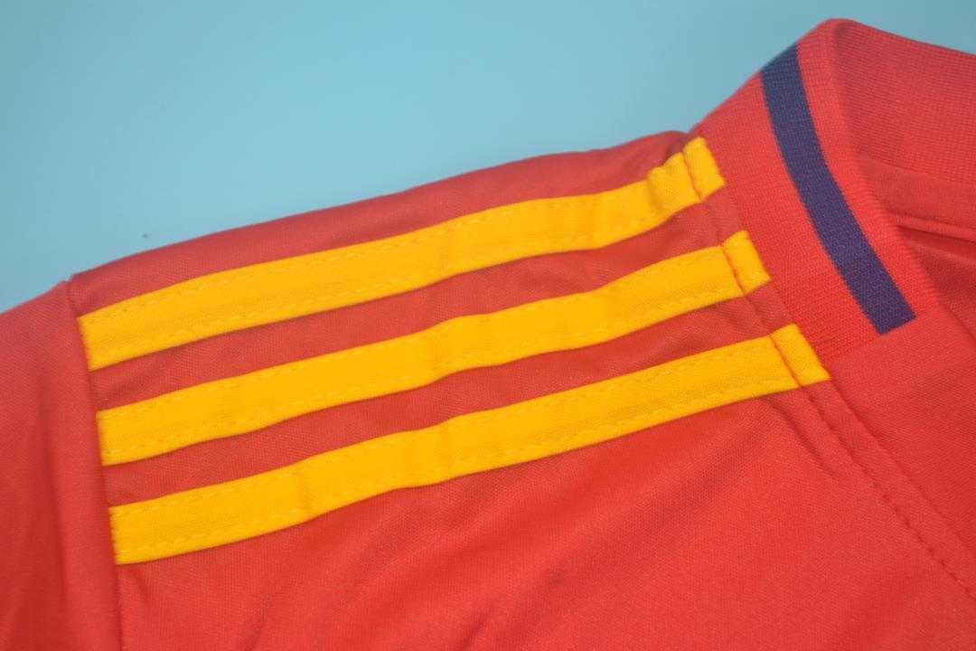 Spain Soccer Jersey Home Retro Replica 2010