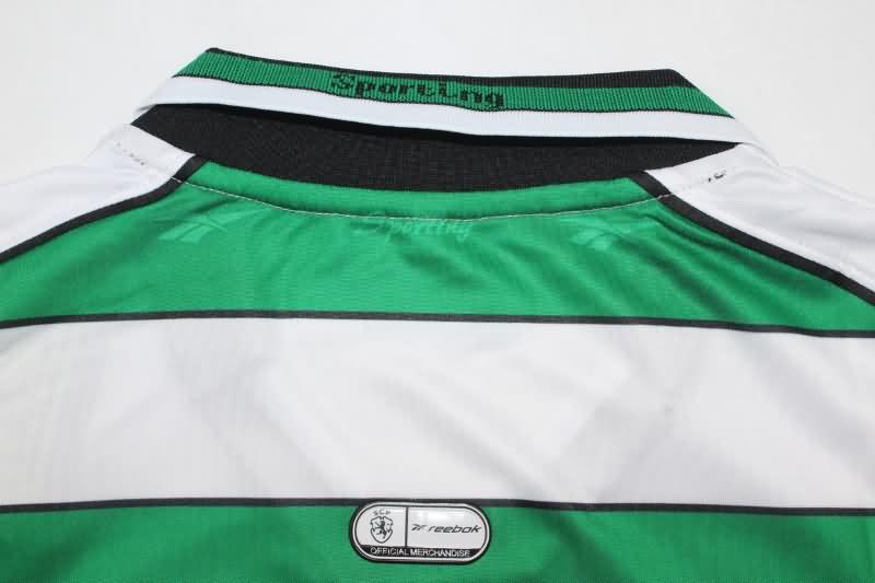 Sporting Lisbon Soccer Jersey Home Retro Replica 2001/02