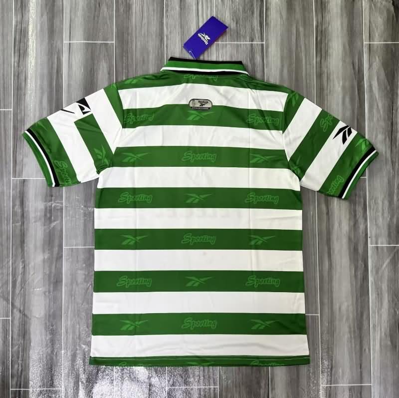 Sporting Lisbon Soccer Jersey Home Retro Replica 1999/00