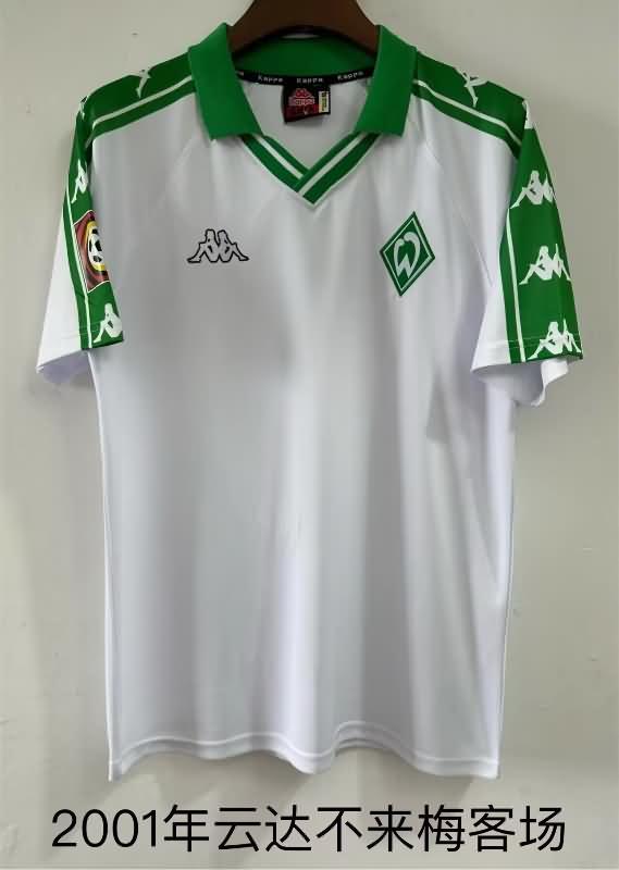 Werder Bremen Soccer Jersey Away Retro Replica 2001/02