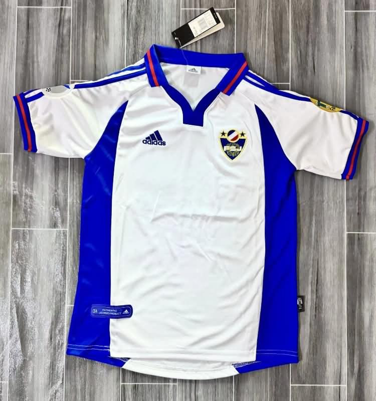 Yugoslavia Soccer Jersey Away Retro Replica 2000