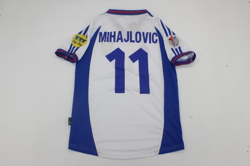 Yugoslavia Soccer Jersey Away Retro Replica 2000