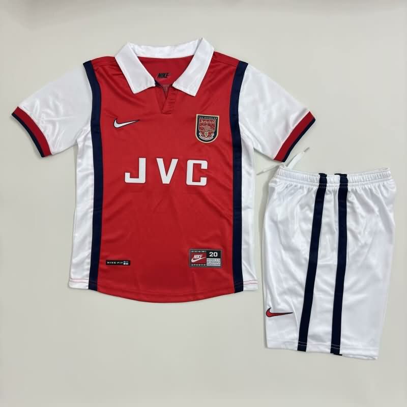 Kids Arsenal Soccer Jersey Home Replica 1998/99