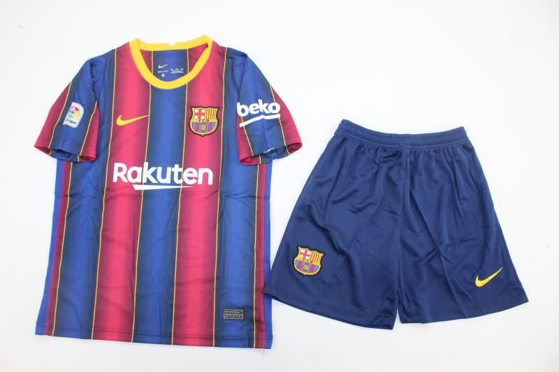 Kids Barcelona Soccer Jersey Home Replica 2020/21