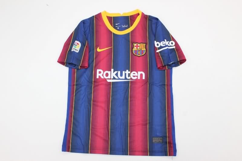 Kids Barcelona Soccer Jersey Home Replica 2020/21