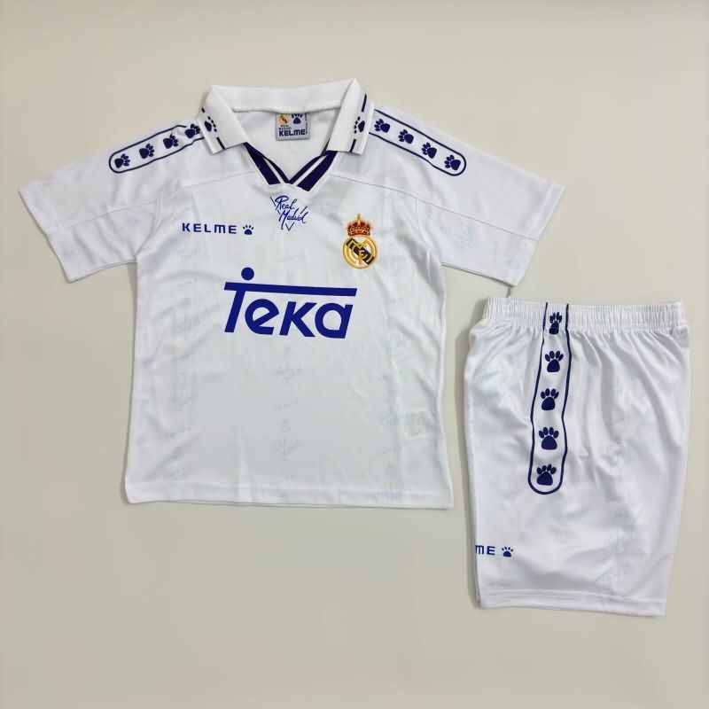 Kids Real Madrid Soccer Jersey Home Replica 1994/96